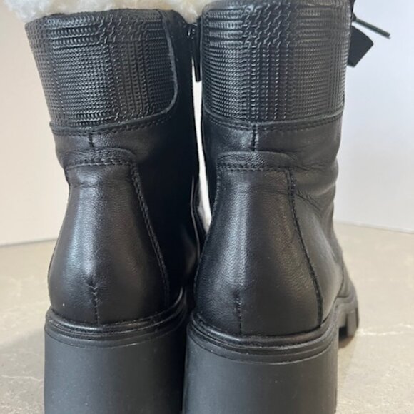 DL SPORT, Black Leather Ankle Boots, Size 7 from Brown's - Picture 4 of 9